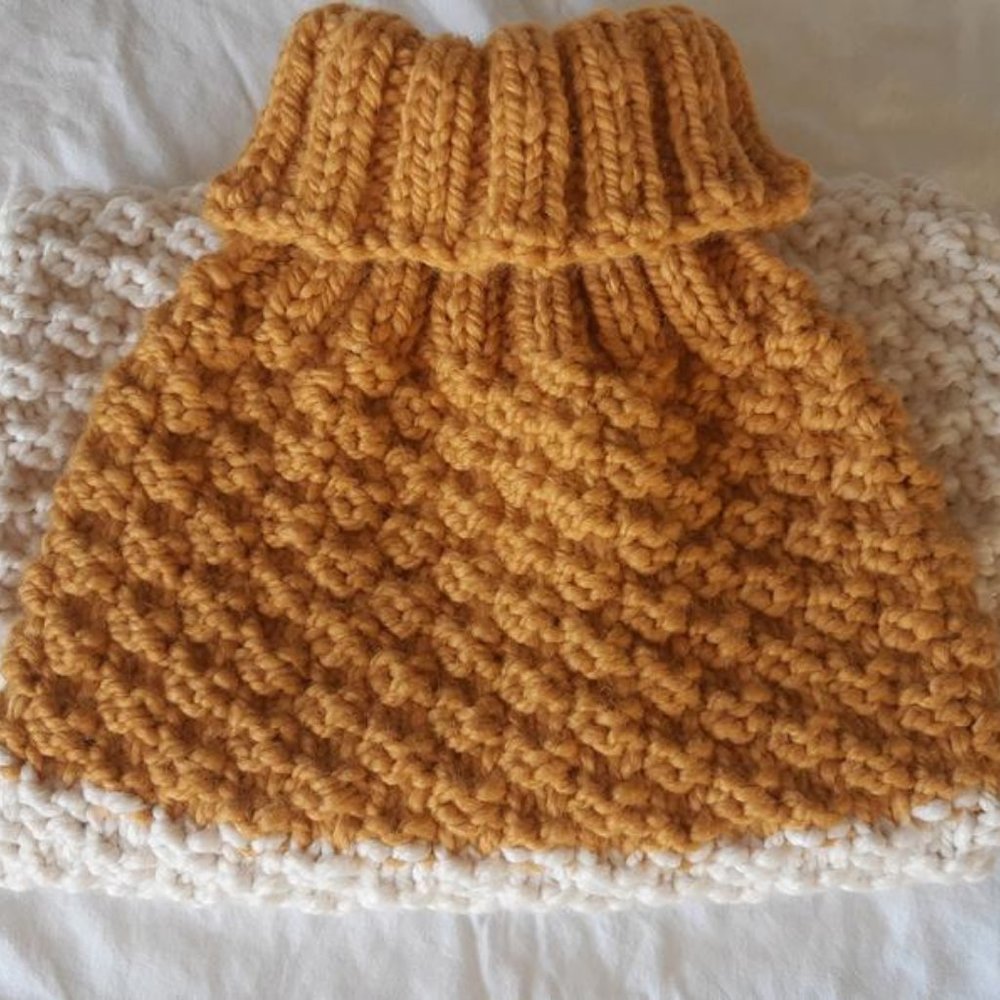 XL Milk & Honey Colorblock Dog Sweater